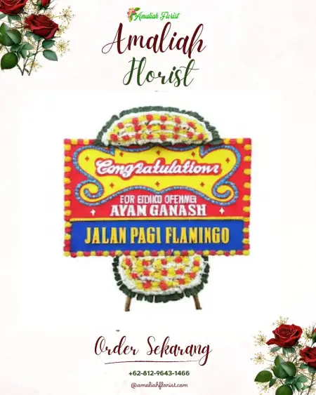 Sewa Papan Bunga Warukkalong